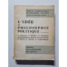L'idée de philosophie politique