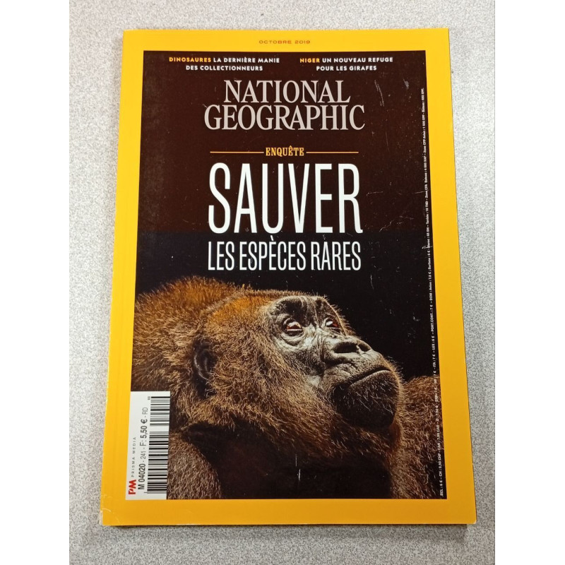National Geographic n°241 - Enquête : Sauver les espèces rares