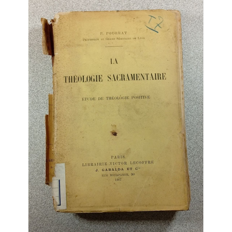 La théologie sacramentaire