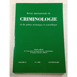 Revue internationale de criminologie et de police technique et...