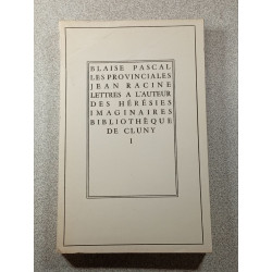 Lettres à l'auteur des hérésies imaginaires bibliothèque de Cluny 1 2