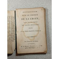 Instruction sur le chemin de la croix avec les pratiques de cette...