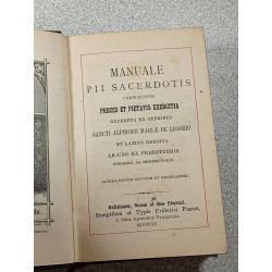 Manuale Pii Sacerdotis Complectens Preces et Pietatis Exercitia...
