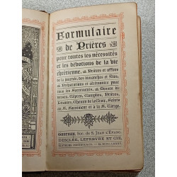 Formulaire de Prières pour toutes les nécessités et les dévotions...