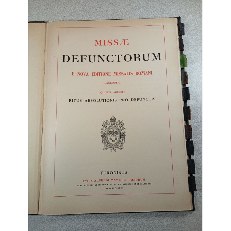 Missæ Defunctorum: E nova editione Missalis Romani excerptæ,...