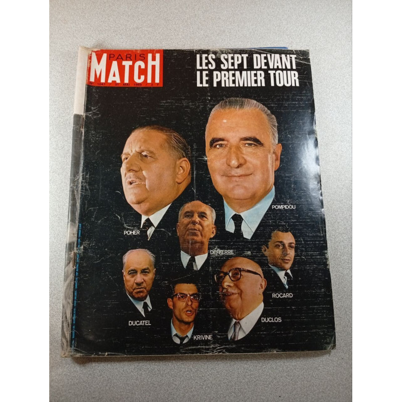 Paris Match n°1047 Les sept devant le premier tour