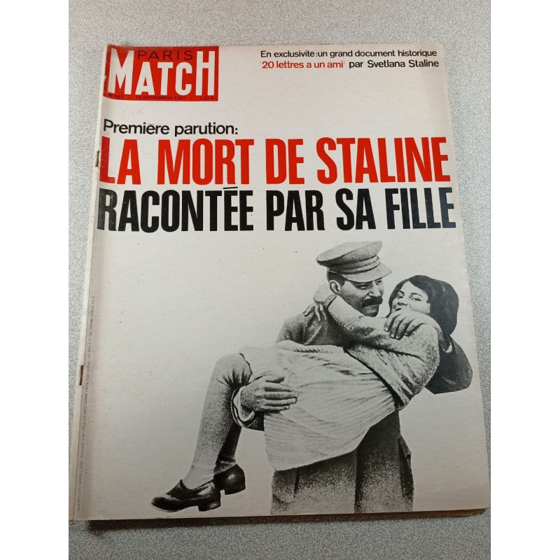 Paris Match n°962 La mort de Staline racontée par sa fille