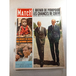Paris Match n°1002 L'avenir de Pompidou les chances de Couve