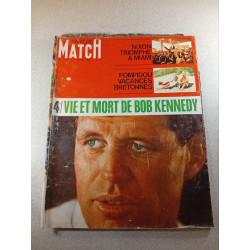 Paris Match n°1006 Vie et mort de Bob Kennedy