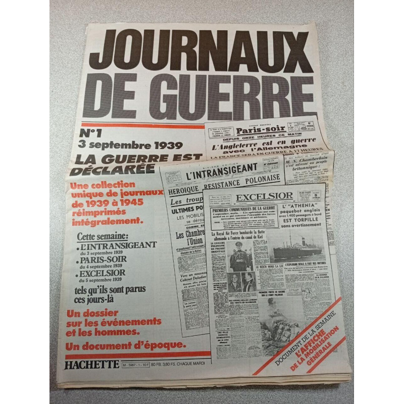 Journaux de guerre n°1