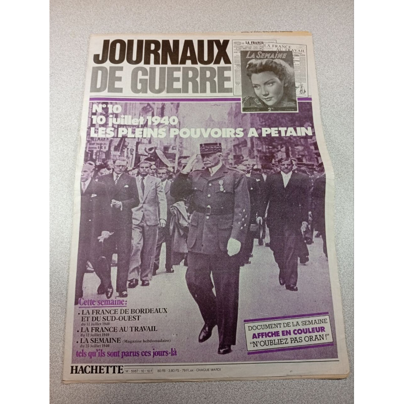 Journaux de guerre n°10