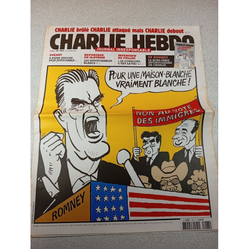 Charlie Hebdo n°1063 - Journal Irresponsable