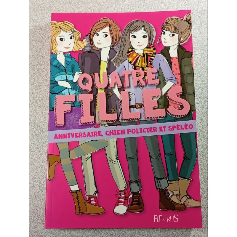 Quatre filles : Anniversaire chien policier et spéléo