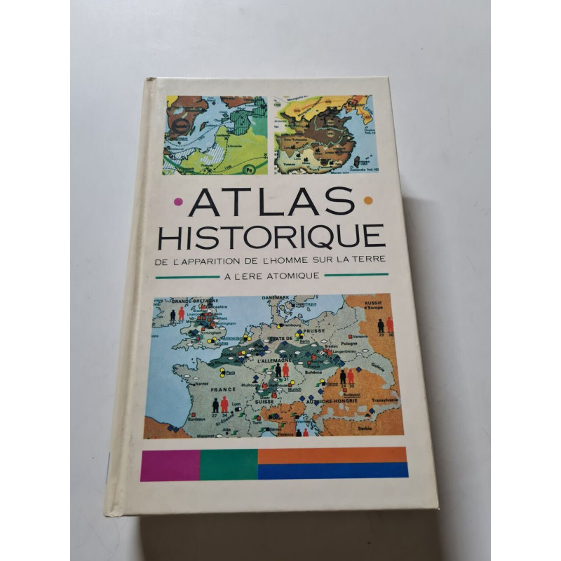 Atlas historique de l'apparition de l'homme sur la terre à l'ère...