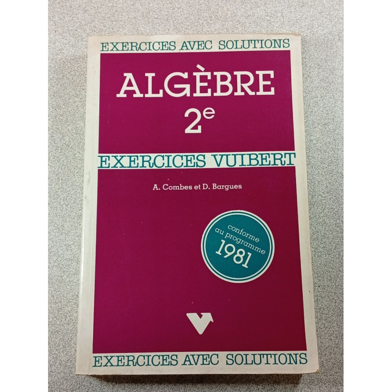 Algèbre 2e