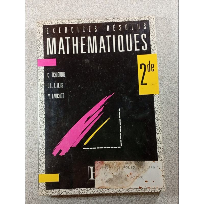 Exercices résolus mathématiques 2de