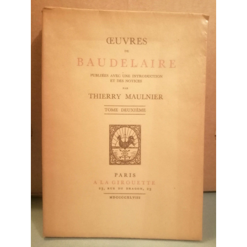 Oeuvres de Tome 2 A la Girouette