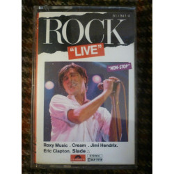 Rock Live Roxy Music-Cream-Hendrix Cassette Audio-K7 Polydor 811941-4