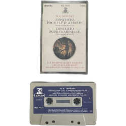 K7 Audio : Concerto pour flûte et harpe en do majeur KV 299 ,...