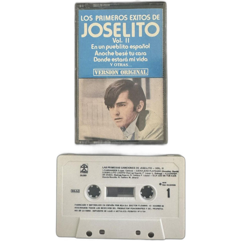 K7 Audio : Los primeros éxitos de Joselito Vol. II