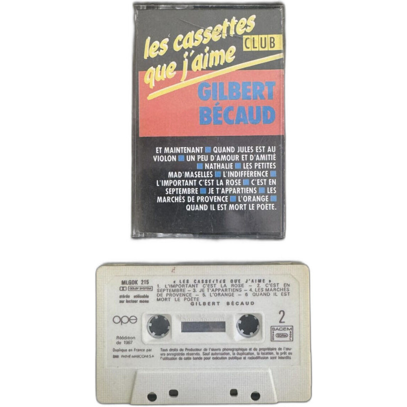 K7 Audio : Les cassettes que j'aime