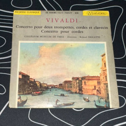 Concerto pour deux trompettes cordes et clavecin, Concerto pour cordes