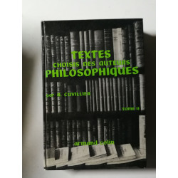 Textes choisis des auteurs philosophiques