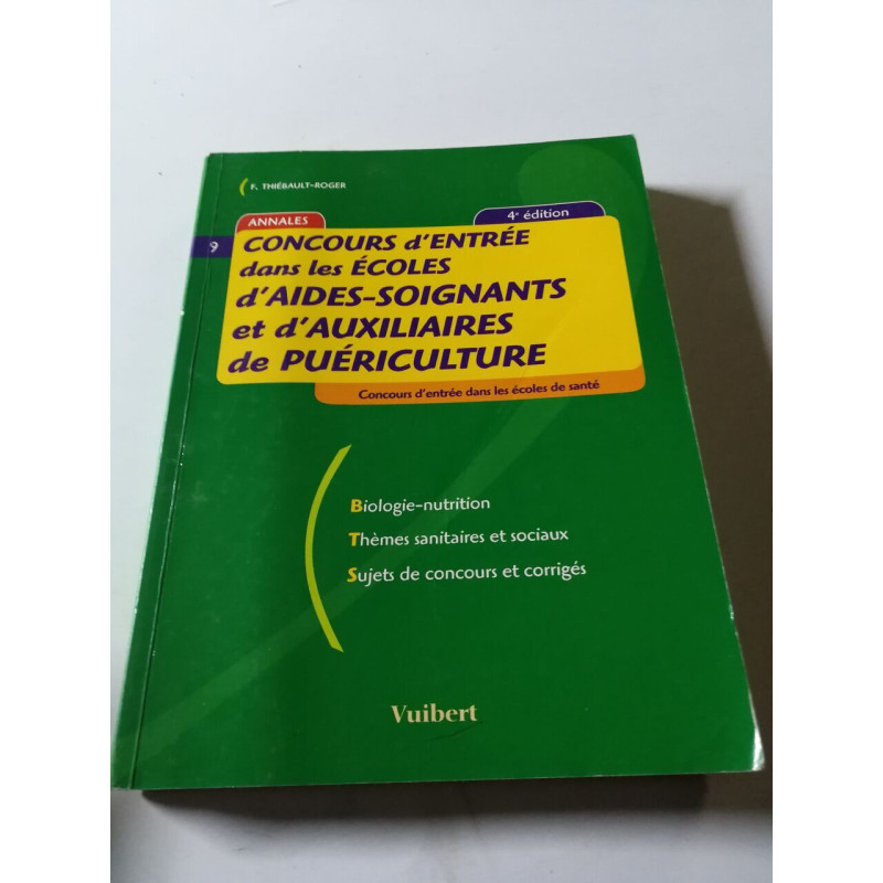 Concours d'entrée dans les écoles d'aides-soignants et...