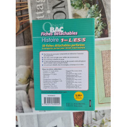 Objectif BAC 1res LIESIS Fiches détachables : résumés de cours...