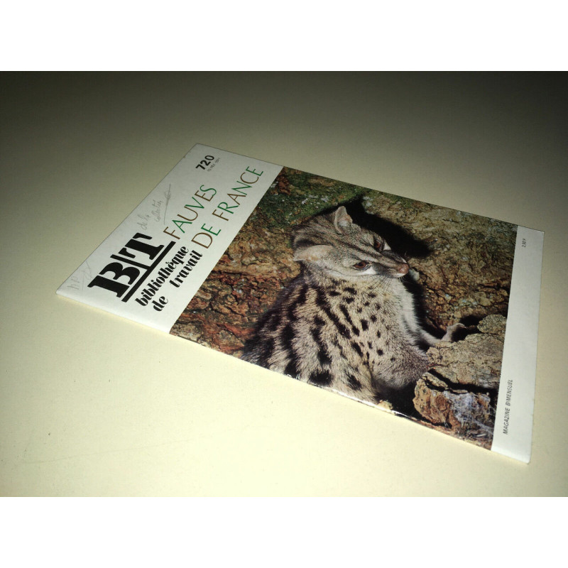 BT revue BIBLIOTHEQUE DE TRAVAIL No 720 DE FAUVES DE FRANCE