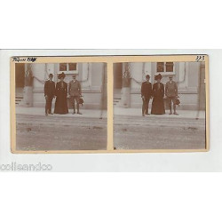 Vue Stéréoscopique Stéréo ALLEMAGNE Baden Baden prise des Scheideweg