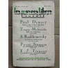 Les œuvres Libres Nº 192 Arthème Fayard et Cie éditeurs Juin 1937