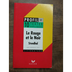 Ann Deborah Le Rouge et Le noir de Stendhal hatier