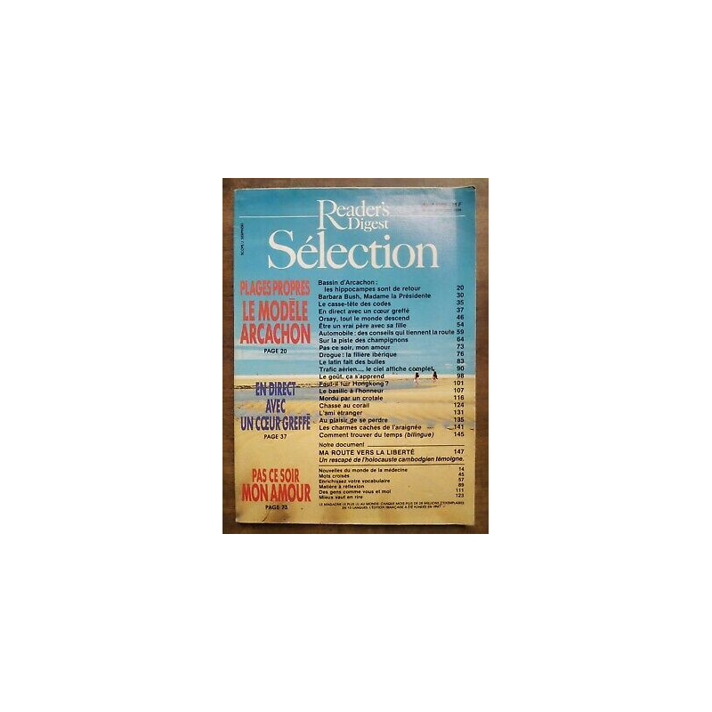 Reader's Digest Sélection Août 1989