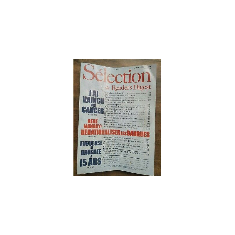 Nº 455 Janvier 1985
