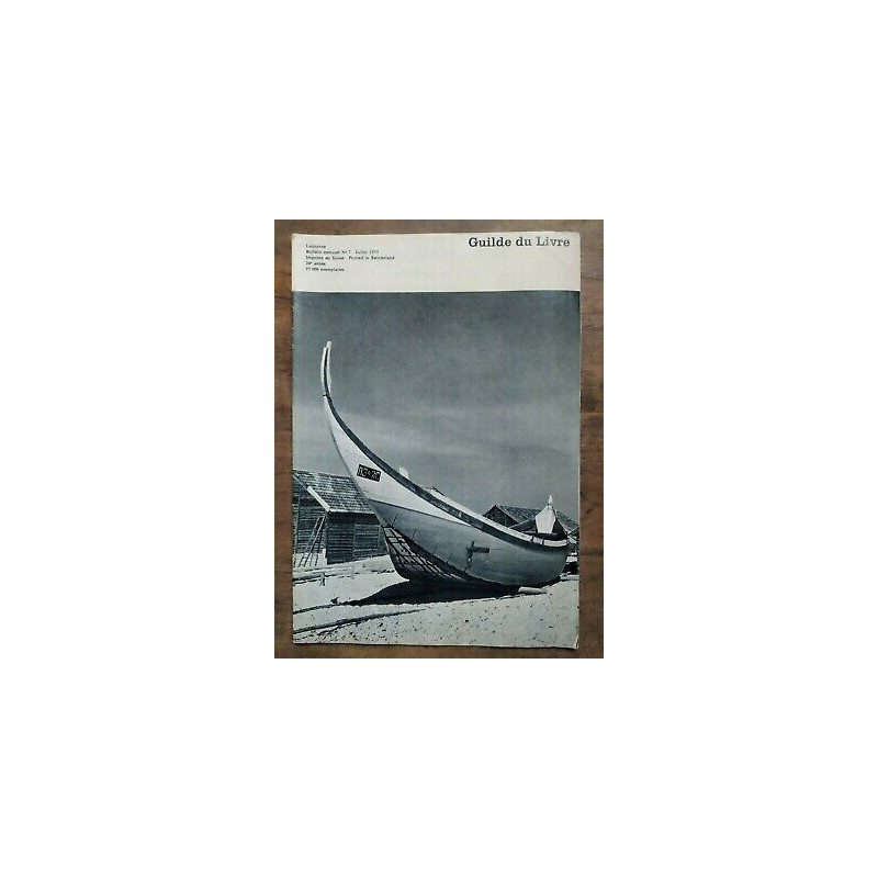 Guilde du Livre Nº 7 Lausanne Bulletin mensuel Juillet 1959