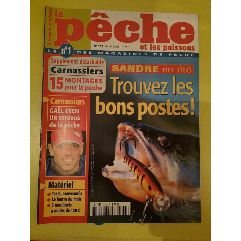 La Pêche Et Les Poissons Nº735 Trouvez Les Bons postes 2006