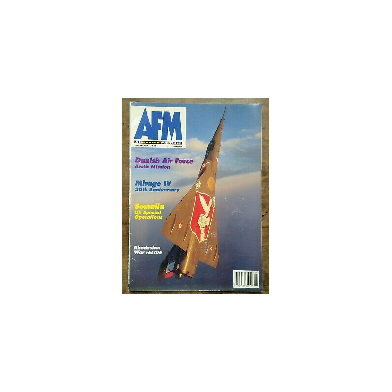 AFM Air Forces Monthly Magazine January