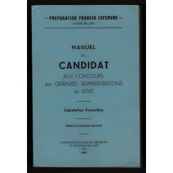 Manuel du Candidat Concours GRANDES ADMINISTRATIONS