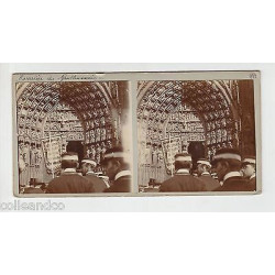 Vue Stéréoscopique Stéréo 67 STRASBOURG rue Mercière défilé devant...