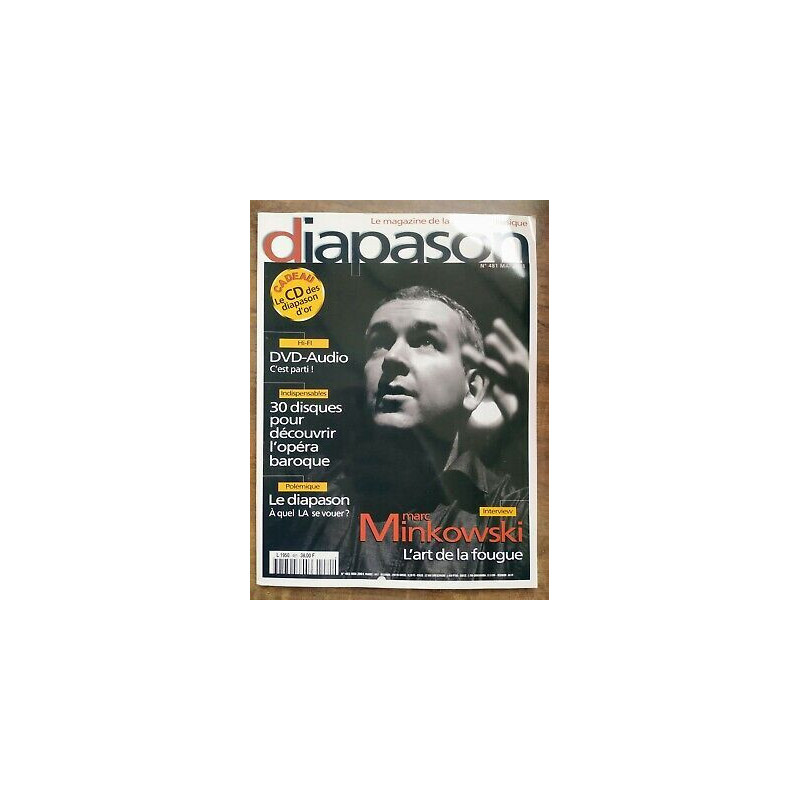 diapason Le Magazine de la Musique Classique Nº481 Mai 2001