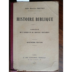 Abbé Maurice Bouvet Histoire Biblique j
