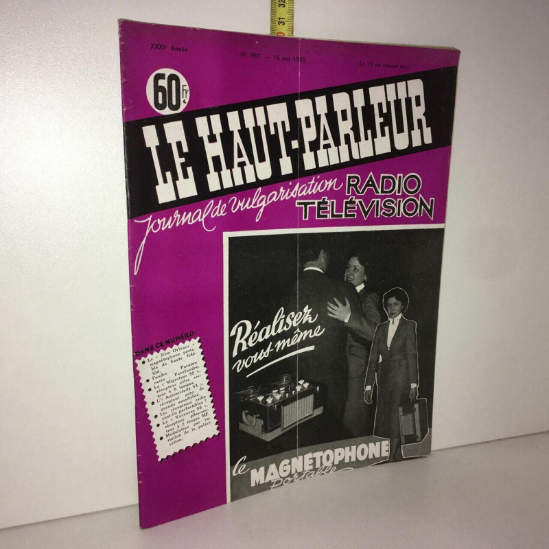 LE HAUT PARLEUR No 967 de Journal vulgarisation RADIO TELEVISION