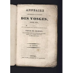 Annuaire administratif et statistique des VOSGES pour 1834