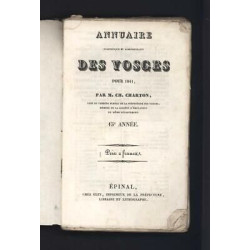 Annuaire statistique et administratif des VOSGES pour 1841