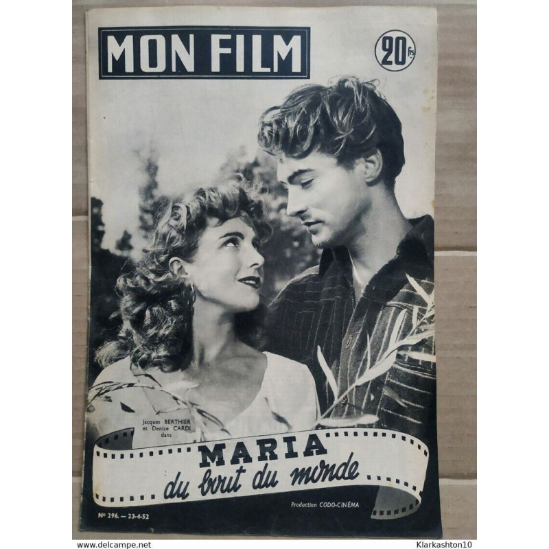 Mon Film n 296 Maria du bout du monde 23 4 1952