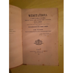 m Hamon Méditations a L'usage du Clergé et des Fidèles Tome 3