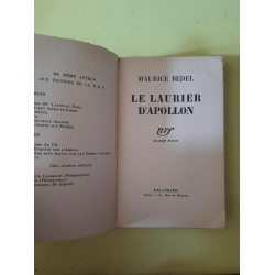 Le Laurier d'Apollon gallimard