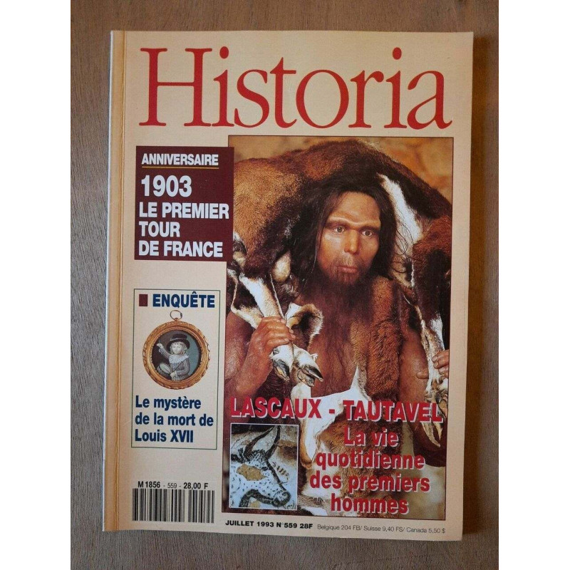 Historia Nº 559 lascaux tautavel Quotidienne des Premiers Hommes...
