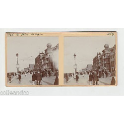 Vue Stéréoscopique Stéréo 59 MALO LES BAINS La digue Kursaal DUNKERQUE